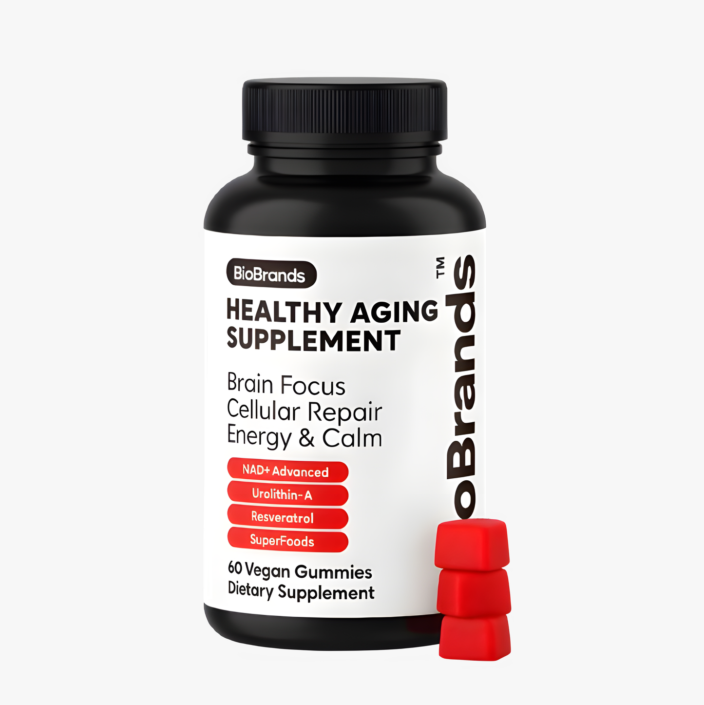 NAD+ Advanced con urolitina-A, resveratrol y superalimentos, vitaminas y minerales esenciales